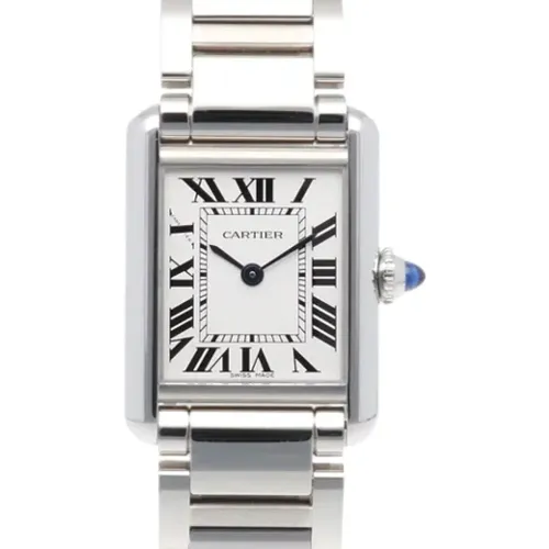 Pre-owned Watches, female, , Size: ONE SIZE Pre-owned Stainless Steel watches - Cartier Vintage - Modalova