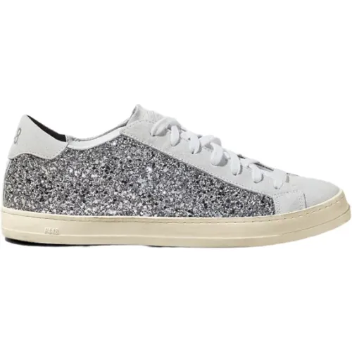 Sneakers, female, , Size: 6 US Glitter Sneakers All Made with Materials - P448 - Modalova