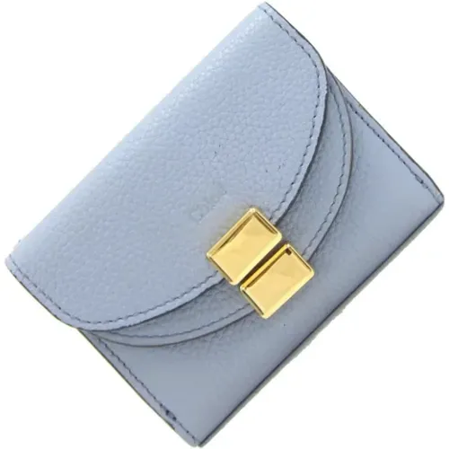 Pre-owned Wallets, female, , Size: ONE SIZE Pre-owned Leather wallets - Chloé Pre-owned - Modalova