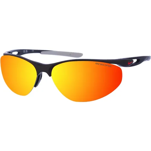 Oval Sport Sunglasses with Interchangeable Lenses , male, Sizes: ONE SIZE - Nike - Modalova