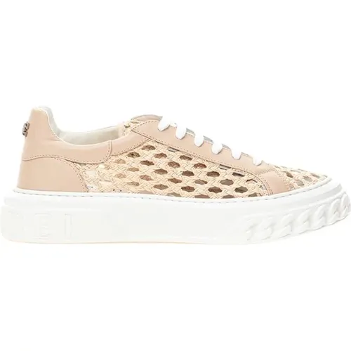 Chic Leather Sneakers , female, Sizes: 8 UK - Casadei - Modalova