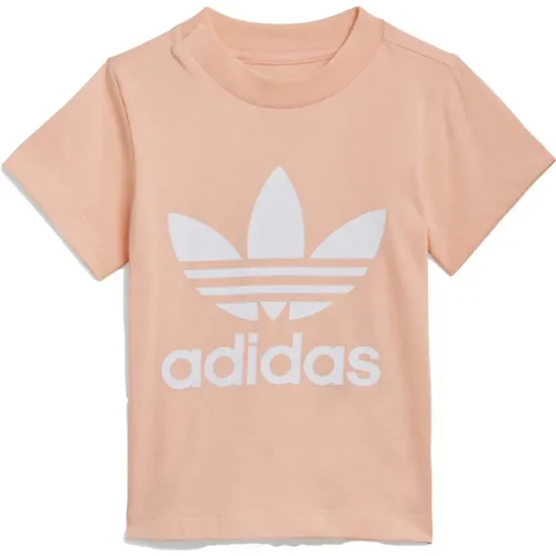 Adidas Treefoil Tee Rosa T-Shirt - adidas Originals - Modalova