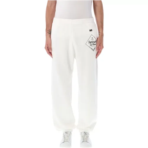 Sweatpants, male, , Size: S Mens Clothing Trousers Ivory Aw23 - Wales Bonner - Modalova