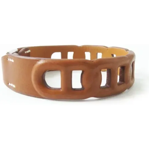 Pre-owned Jewellery, female, , Size: ONE SIZE Pre-owned Leather bracelets - Hermès Vintage - Modalova