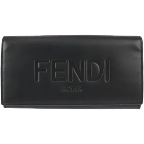 Pre-owned Wallets, female, , Size: ONE SIZE Pre-owned Leather wallets - Fendi Vintage - Modalova