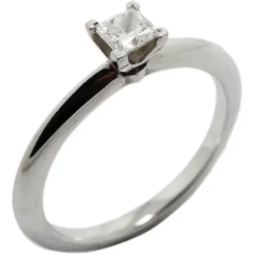 Pre-owned Jewellery, female, , Size: ONE SIZE Pre-owned Platinum rings - Tiffany & Co. Pre-owned - Modalova