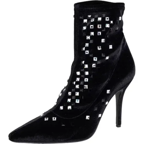 Pre-owned Velvet boots , female, Sizes: 6 UK - Giuseppe Zanotti Pre-owned - Modalova