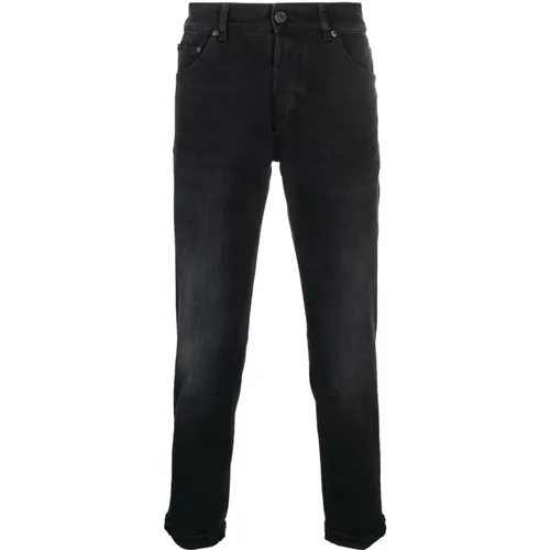 Schmale Blau-Schwarze Denim Jeans für Herren , Herren, Größe: W30 - PT Torino - Modalova