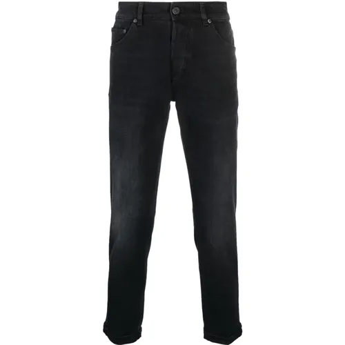 Schmale Blau-Schwarze Denim Jeans für Herren , Herren, Größe: W31 - PT Torino - Modalova