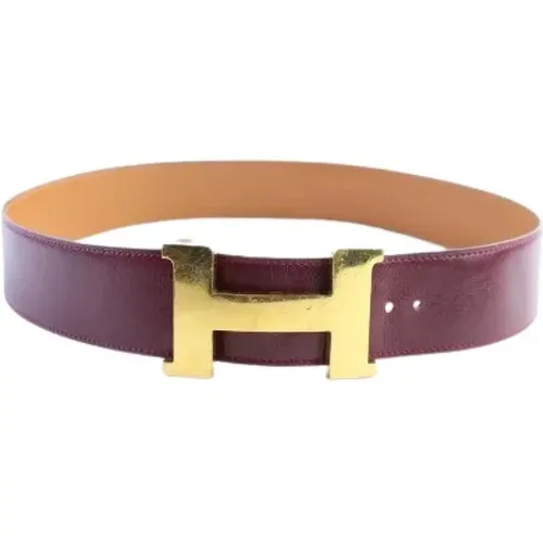 Pre-owned Belts, female, , Size: ONE SIZE Pre-owned Leather belts - Hermès Vintage - Modalova