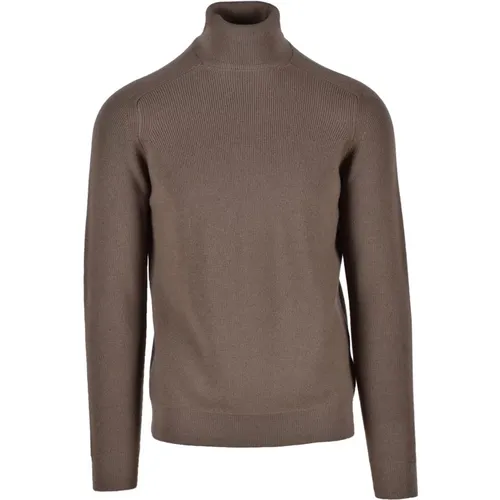 Turtlenecks, male, , Size: 3XL Pure Wool Sweater - Filippo De Laurentiis - Modalova