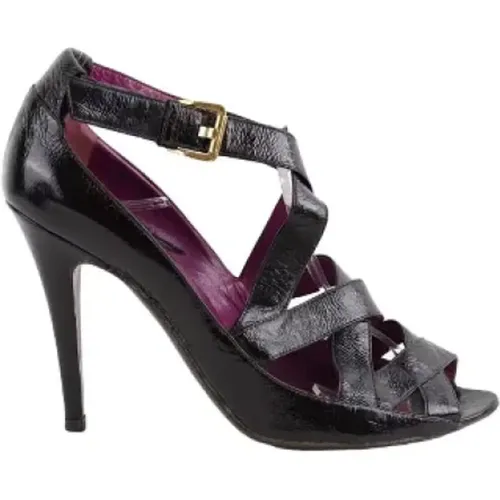 Pre-owned Fabric heels , female, Sizes: 7 UK - Sergio Rossi Pre-owned - Modalova