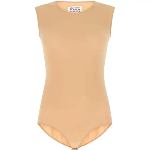 Stretch-Nylon-Body in Hautrosa , Damen, Größe: XS - Maison Margiela - Modalova