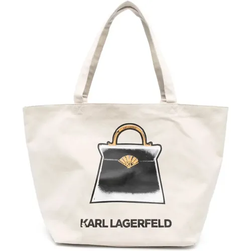 Archive Off Tote Bag Women , female, Sizes: ONE SIZE - Karl Lagerfeld - Modalova