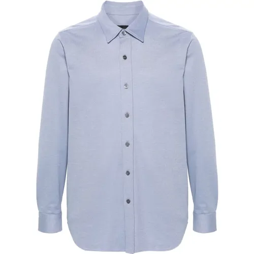 Casual Long Sleeve Shirt , male, Sizes: L, M - Brioni - Modalova