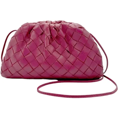 Pre-owned Cross Body Bags, female, , Size: ONE SIZE Pre-owned Leather shoulder-bags - Bottega Veneta Vintage - Modalova