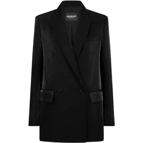 Wool Double-Breasted Blazer , female, Sizes: S, M, XS - Dondup - Modalova