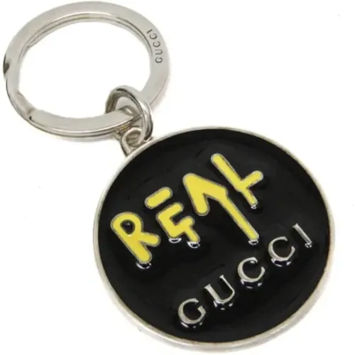 Pre-owned Accessories, female, , Size: ONE SIZE Pre-owned Silver key-holders - Gucci Vintage - Modalova