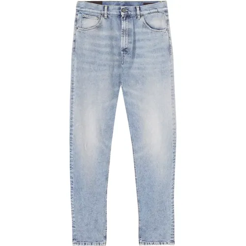 Straight Jeans, male, , Size: W30 800 Classic Straight Jeans for Men - Dondup - Modalova