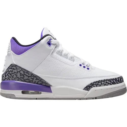 Dark Iris Retro 3 Limited Edition , female, Sizes: 3 1/2 UK, 6 UK, 7 UK, 4 1/2 UK, 3 UK, 5 1/2 UK, 5 UK, 2 1/2 UK - Nike - Modalova