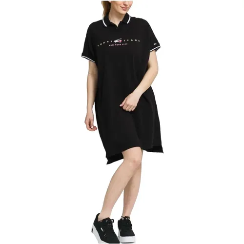 Modern Dress Logo Polo , female, Sizes: S, M - Tommy Hilfiger - Modalova