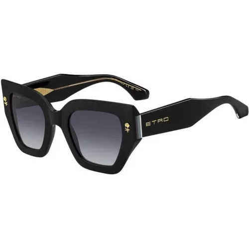 Stylische Sonnenbrille Schwarzer Rahmen,Schwarze/Graue Sonnenbrille,Schwarze/braune Sonnenbrille - ETRO - Modalova