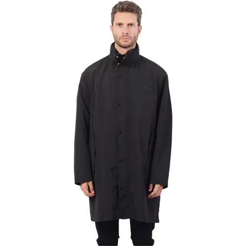 Hooded Long Coat , male, Sizes: L - Armani Exchange - Modalova