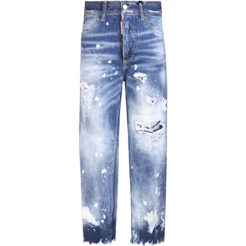 Sandy Slash Wash Jeans , Damen, Größe: XS - Dsquared2 - Modalova