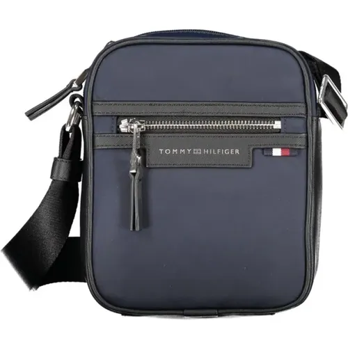 Messenger Bags, male, , Size: ONE SIZE Shoulder Bag with Adjustable Strap - Tommy Hilfiger - Modalova