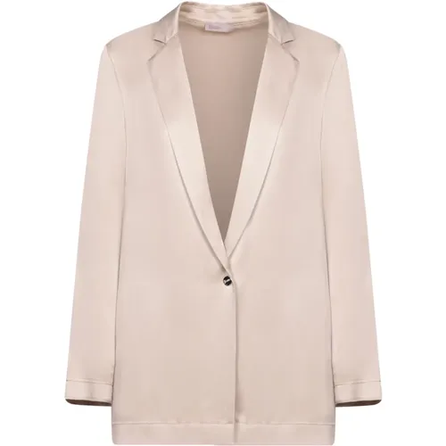 Elegant Chantilly Satin Fluid Jacket - Herno - Modalova