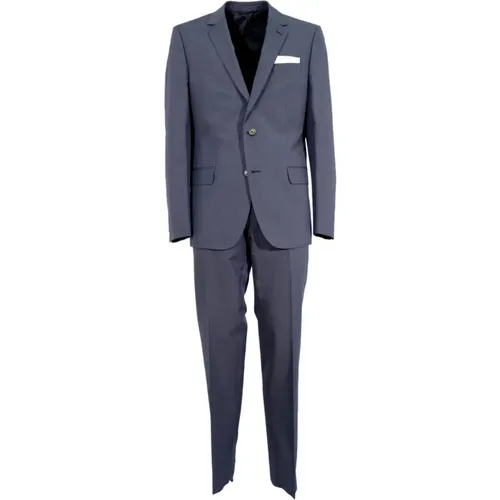 Suit Sets, male, , Size: XL Abito Hutson1 Gander Slim Stretch 50287797 - Hugo Boss - Modalova