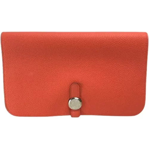 Pre-owned Wallets, female, , Size: ONE SIZE Pre-owned Leather wallets - Hermès Vintage - Modalova