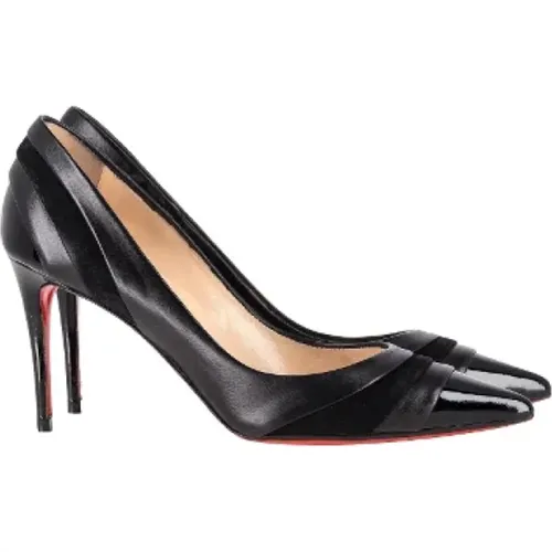 Pre-owned Leather heels , female, Sizes: 3 1/2 UK - Christian Louboutin Pre-owned - Modalova