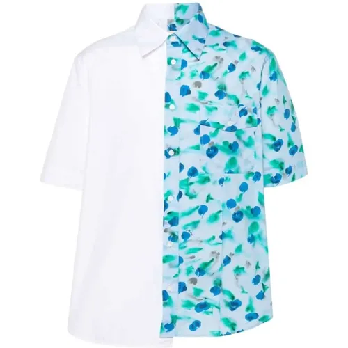 Floral Print Shirt , male, Sizes: XL - Marni - Modalova