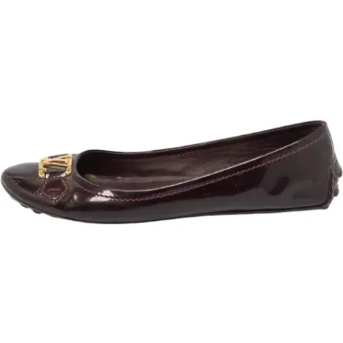 Pre-owned Flats, female, , Size: 6 1/2 US Pre-owned Leather flats - Louis Vuitton Vintage - Modalova