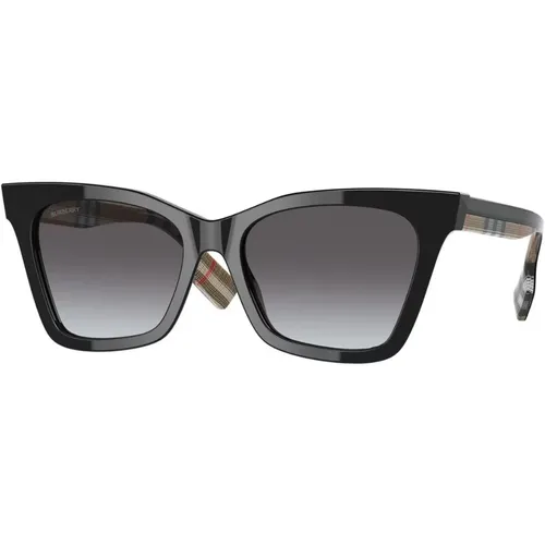 Elsabe 4346 Sonnenbrille,Vintage Check/Graue Sonnenbrille - Burberry - Modalova