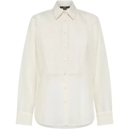 Cream Shirt Collection , female, Sizes: 2XS, XS, L, M - Seventy - Modalova