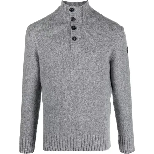 Grauer Wollpullover Sweater - PAUL & SHARK - Modalova