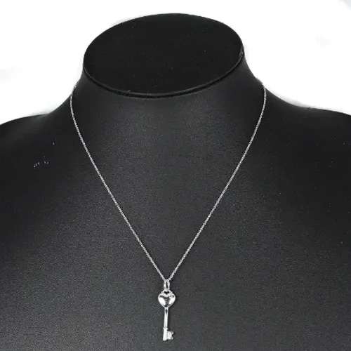 Pre-owned Jewellery, female, , Size: ONE SIZE Pre-owned Silver necklaces - Tiffany & Co. Pre-owned - Modalova