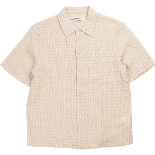 Short sleeve stone shirt , male, Sizes: L, M, S, XL - Our Legacy - Modalova