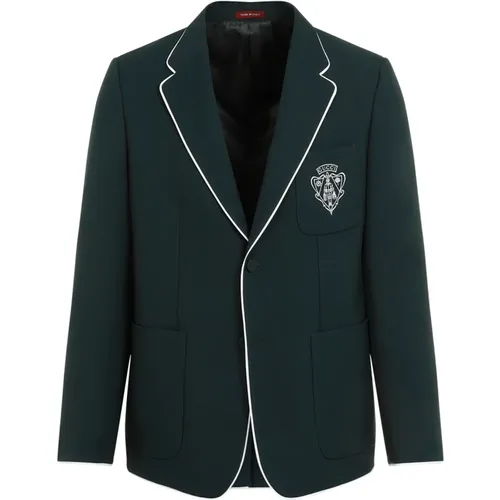 Blazers, male, , Size: M Jacket for Men Aw24 - Gucci - Modalova