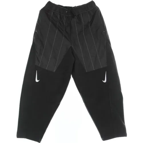 Sweatpants, female, , Size: M Fleece Tracksuit Pants with Swoosh - Nike - Modalova