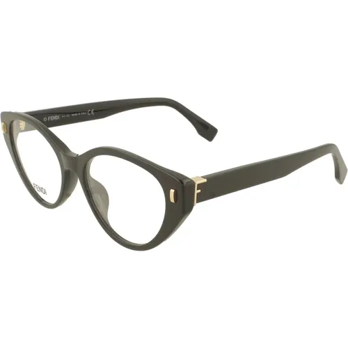 Modische Katzenaugenbrille , Damen, Größe: 53 MM - Fendi - Modalova
