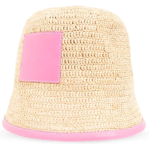 Soli woven bucket hat , female, Sizes: 58 CM, 60 CM - Jacquemus - Modalova
