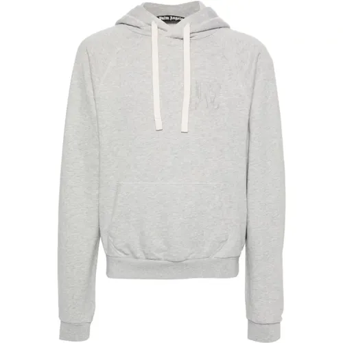 Graue Sweatshirts für Männer , Herren, Größe: XS - Palm Angels - Modalova