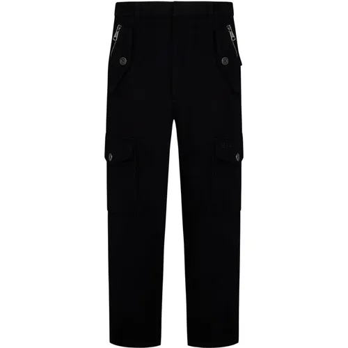 Straight Trousers, male, , Size: L Cargo Trousers - Balmain - Modalova