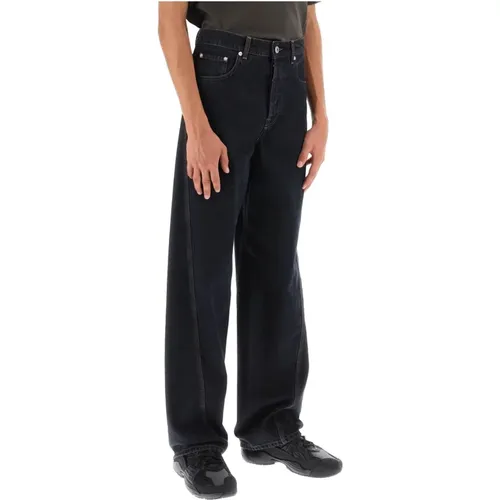 Baggy Jeans mit verdrehten Nähten , Herren, Größe: W30 - Lanvin - Modalova