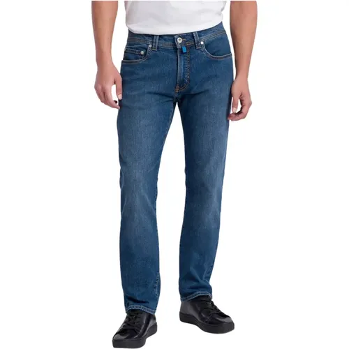 Slim-fit Jeans , male, Sizes: W34 L32, W35 L34, W35 L32, W36 L34, W36 L32, W40 L30, W34 L30, W42 L32, W40 L34, W34 L34, W32 L30, W33 L34, W35 L30, W38 - Pierre Cardin - Modalova