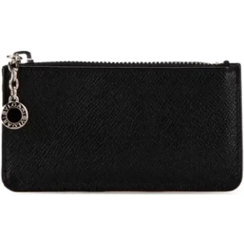 Pre-owned Wallets, female, , Size: ONE SIZE Pre-owned Leather wallets - Bvlgari Vintage - Modalova