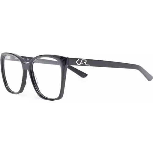 Schwarze Optische Brille Stilvoll und vielseitig - Karl Lagerfeld - Modalova
